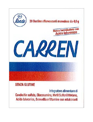 CARREN 20 BUSTINE EFFERVESCENTI MONODOSE DA 4,6 G L'UNA - Gruppofarmastore.it