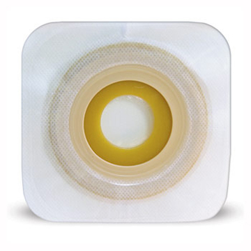 PLACCA PIANA MODELLABILE PER STOMIA DUE PEZZI 22-33MM FLANGIA 48MM CON ADESIVO IDROCOLLOIDALE 5 PEZZI - Gruppofarmastore.it