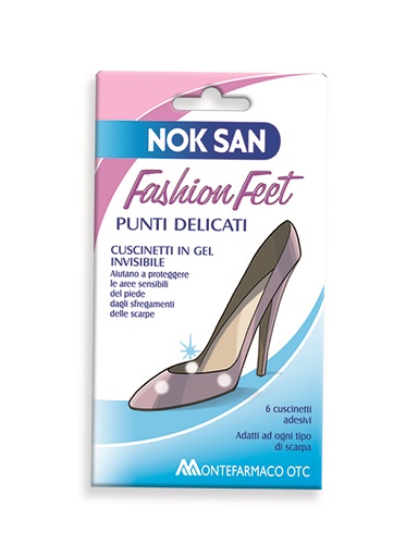 NOK SAN FASHION FEET PUNTI DELICATI 6 PEZZI - Gruppofarmastore.it