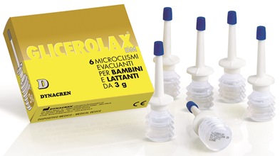 GLICEROLAX BAMBINI E LATTANTI MICROCLISMI EVACUANTI 6 PEZZI X 3 G CONTIENE AMIDO DI RISO - Gruppofarmastore.it