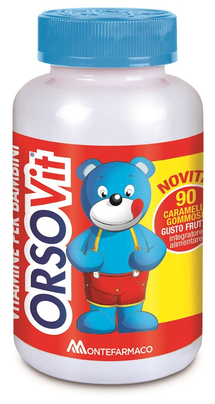ORSOVIT CARAMELLE GOMMOSE 90 PEZZI - Gruppofarmastore.it