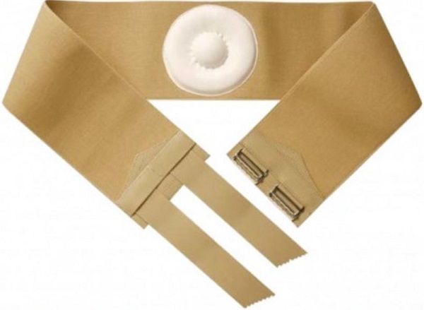 ORIONE 357 CINTO PER ERNIA OMBELICALE CON PELOTTA RIVESTITA IN PELLE BEIGE 12 - Gruppofarmastore.it