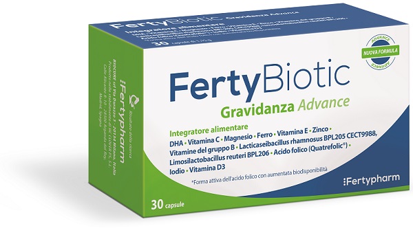 FERTYBIOTIC GRAVIDANZA ADVANCE 30 CAPSULE DA 1,15 G - Gruppofarmastore.it