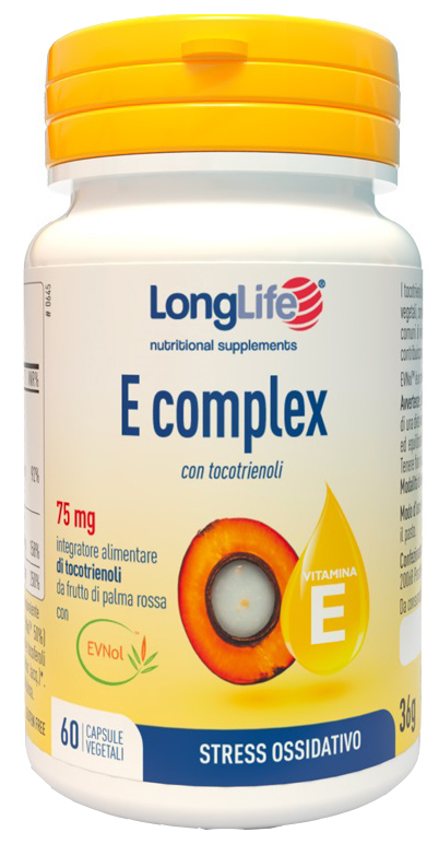 LONGLIFE E COMPLEX 60 CAPSULE VEGETALI - Gruppofarmastore.it