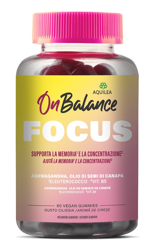 AQUILEA ON BALANCE FOCUS 60 GUMMIES - Gruppofarmastore.it