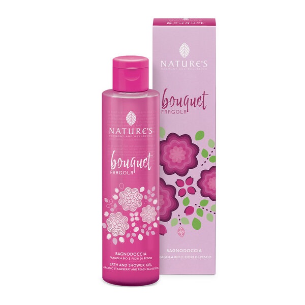 NATURE'S BOUQUET FRAGOLA BAGNO DOCCIA 200 ML - Gruppofarmastore.it