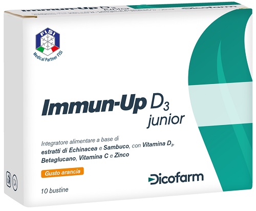 IMMUN UP D3 JUNIOR 10 BUSTINE DA 3 G - Gruppofarmastore.it