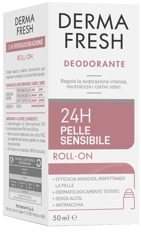DERMAFRESH 24H PELLE SENSIBILE ROLL ON 50 ML - Gruppofarmastore.it