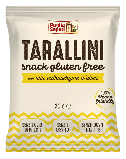 PUGLIA SAPORI TARALLI OLIO EXTRAVERGINE DI OLIVA 30 G - Gruppofarmastore.it