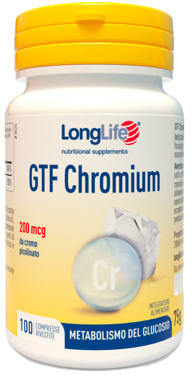 LONGLIFE GTF CHROMIUM 100 COMPRESSE - Gruppofarmastore.it