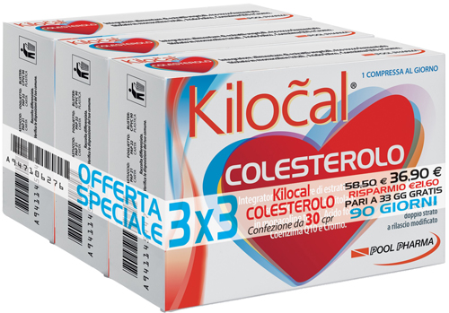 KILOCAL COLESTEROLO 30 COMPRESSE - Gruppofarmastore.it