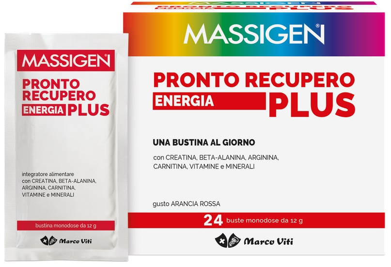 MASSIGEN PRONTO RECUPERO ENERGIA PLUS 24 BUSTINE 12 G - Gruppofarmastore.it