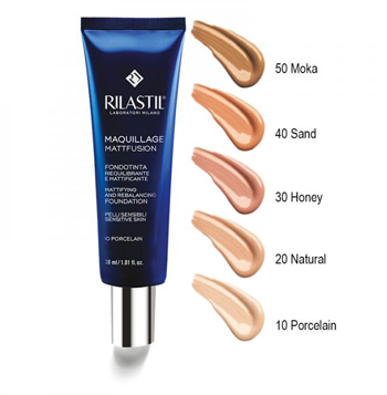 RILASTIL MAQUILLAGE FONDOTINTA RIEQUILIBRANTE MATTIFIANT 50 30 ML - Gruppofarmastore.it