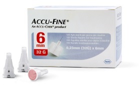 AGO PER PENNA DA INSULINA ACCU-FINE PEN NEEDLE ACCU-CHEK GAUGE 32 X 6MM 100 PEZZI - Gruppofarmastore.it