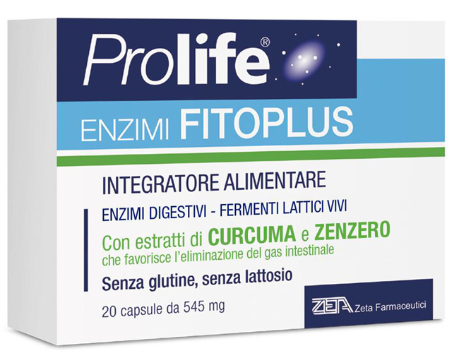 PROLIFE ENZIMI FITOPLUS 20 CAPSULE - Gruppofarmastore.it