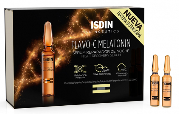 ISDINCEUTICS FLAVO C MELATONIN 10 FIALE - Gruppofarmastore.it