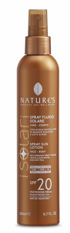 NATURE'S I SOLARI SPRAY FLUIDO SPF20 200 ML - Gruppofarmastore.it