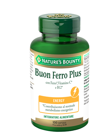 BUON FERRO PLUS 100 CAPSULE - Gruppofarmastore.it