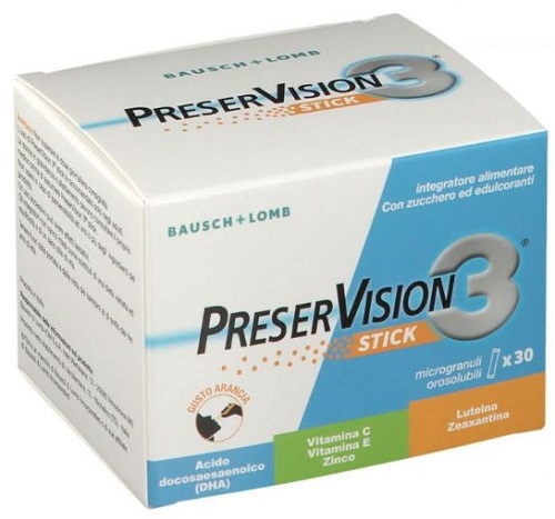 PRESERVISION 3 30 STICK OROSOLUBILI DA 2 G - Gruppofarmastore.it