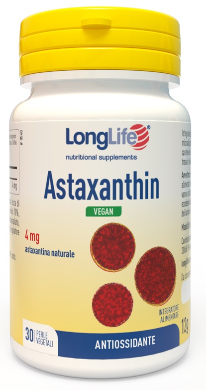 LONGLIFE ASTAXANTHIN 30 PERLE VEGETALI - Gruppofarmastore.it