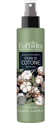 EUPHIDRA ACQUA PROFUMATA COTONE IN FLACONE CON ETICHETTA POMPA SPRAY - Gruppofarmastore.it