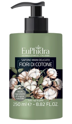 EUPHIDRA SAPONE LIQUIDO MANI COTONE IN FLACONE CON ETICHETTA DISPENSER - Gruppofarmastore.it