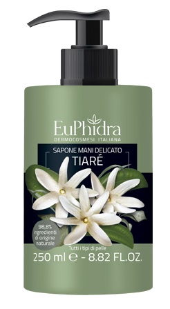 EUPHIDRA SAPONE LIQUIDO MANI TIARE' IN FLACONE CON ETICHETTA DISPENSER - Gruppofarmastore.it