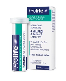 PROLIFE COMPRESSE MASTICABILI INTEGRATORE ALIMENTARE IN TUBETTO CON ASTUCCIO - Gruppofarmastore.it