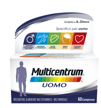 MULTICENTRUM UOMO 60 COMPRESSE - Gruppofarmastore.it