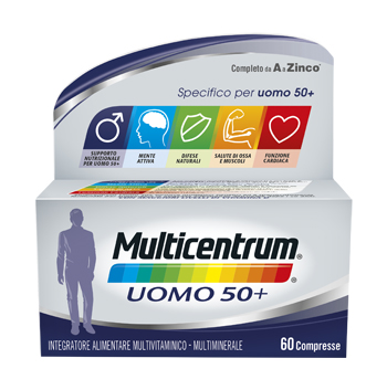 MULTICENTRUM UOMO 50+ 60 COMPRESSE - Gruppofarmastore.it