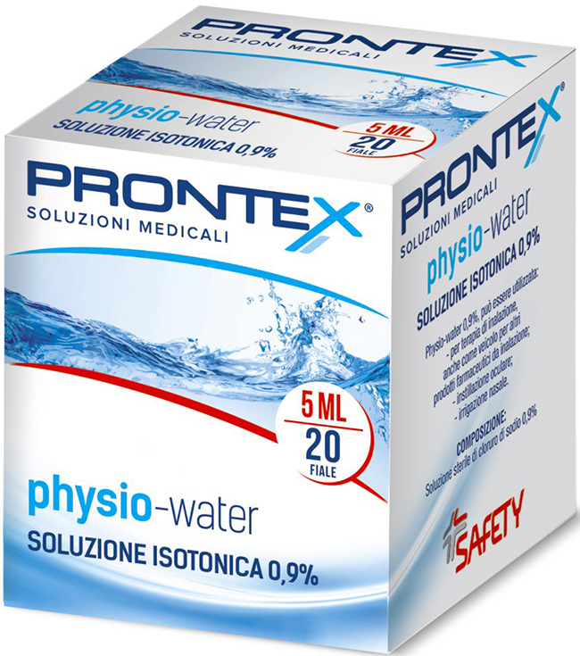 SOLUZIONE FISIOLOGICA PRONTEX PHYSIO ISOTONIC 20 FIALE DA 5 ML - Gruppofarmastore.it