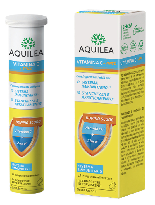 AQUILEA VITAMINA C 14 COMPRESSE EFFERVESCENTI - Gruppofarmastore.it