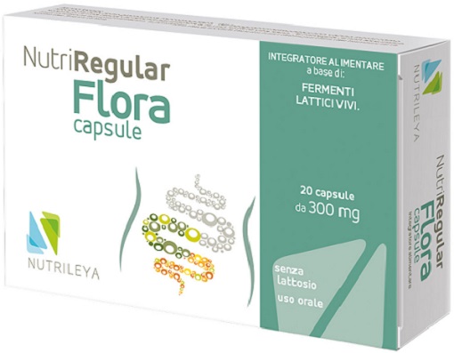 NUTRIREGULAR FLORA 20 CAPSULE - Gruppofarmastore.it