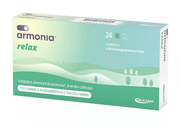ARMONIA RELAX 1 MG A BASE DI MELATONINA 24 COMPRESSE - Gruppofarmastore.it
