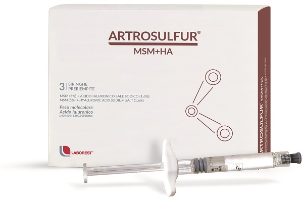 ARTROSULFUR MSM+HA 3 SIRINGHE PRERIEMPITE - Gruppofarmastore.it