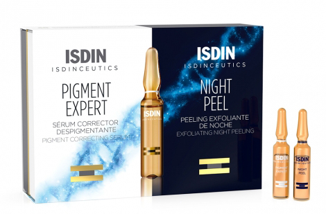 ISDINCEUTICS ROUTINE ANTIMACCHIE ISDINCEUTICS PIGMENT EXPERT 10 FIALE GIORNO + ISDINCEUTICS NIGHT PEEL 10 FIALE NOTTE - Gruppofarmastore.it
