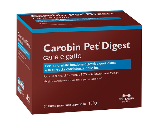 CAROBIN PET DIGEST GRANULARE 30 BUSTE DA 5 G - Gruppofarmastore.it