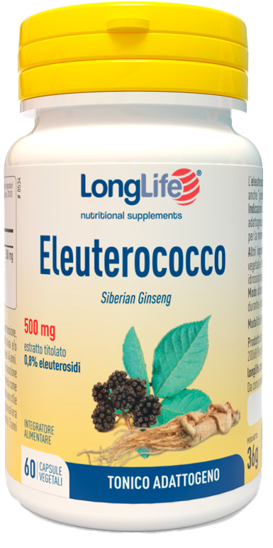 LONGLIFE ELEUTEROCOCCO 0,8% 60 CAPSULE 500MG - Gruppofarmastore.it