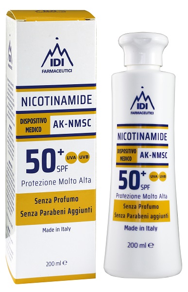 NICOTINAMIDE AK-NMSC 50+SPF PROTEZIONE MOLTO ALTA 200 ML - Gruppofarmastore.it