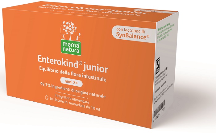 MAMA NATURA ENTEROKIND JUNIOR 10 FLACONCINI 10 ML - Gruppofarmastore.it