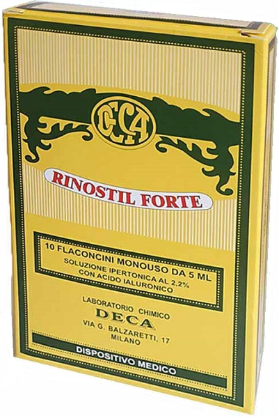 RINOSTIL FORTE SOLUZIONE IPERTONICA 10 FLACONCINI MONOUSO DA 5 ML - Gruppofarmastore.it