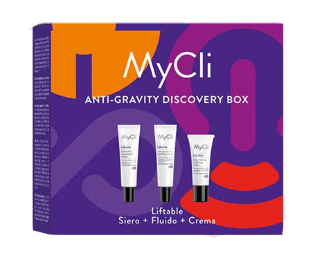 MYCLI ANTI GRAVITY DISCOVERY BOX 1 MYCLI LIFTABLE CREMA 15 ML + 1 MYCLI PLURIDAY 15 ML + 1 MYCLI REBUILDING 15 ML - Gruppofarmastore.it