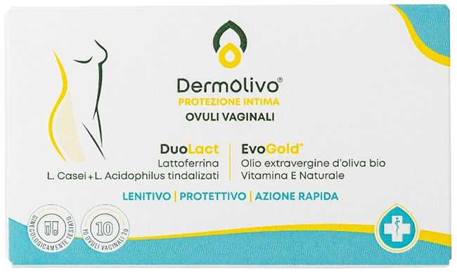 DERMOLIVO OVULI VAGINALI 10 PEZZI - Gruppofarmastore.it