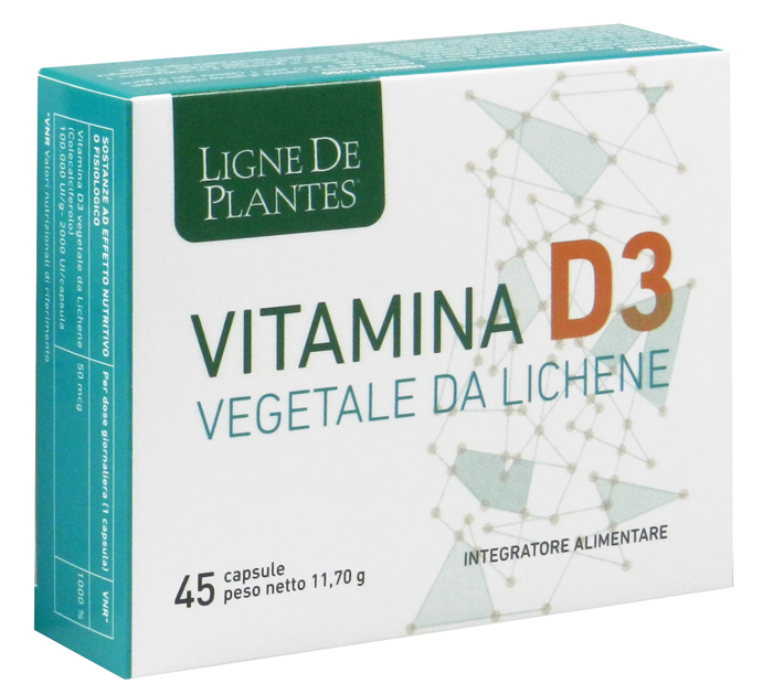 LIGNE DE PLANTES VITAMINA D3 VEGETALE 45 CAPSULE - Gruppofarmastore.it