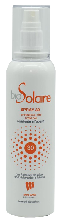 BIOSOLAIRE SPRAY 30 PROTEZIONE ALTA 200 ML - Gruppofarmastore.it
