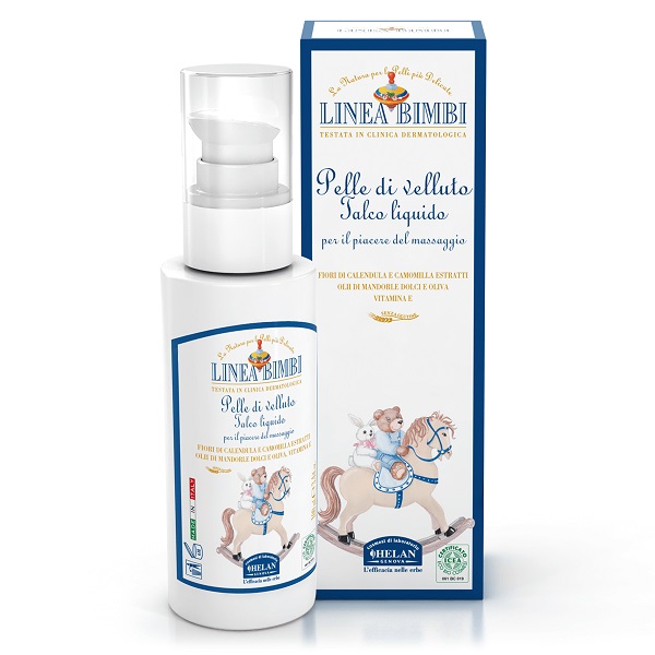 HELAN BIMBI PELLE DI VELLUTO TALCO LIQUIDO 240 ML - Gruppofarmastore.it