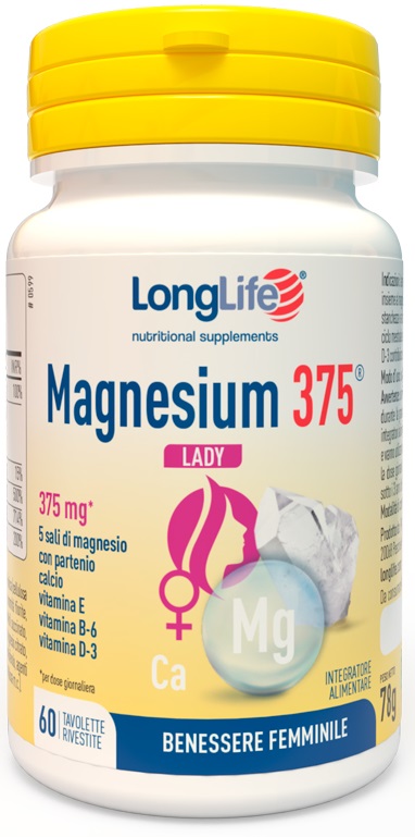 LONGLIFE MAGNESIUM 375 LADY 60 TAVOLETTE - Gruppofarmastore.it