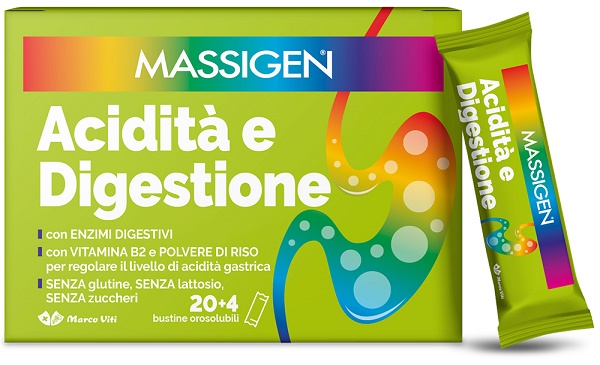 MASSIGEN ACIDITA' E DIGESTIONE 24 STICKPACK - Gruppofarmastore.it