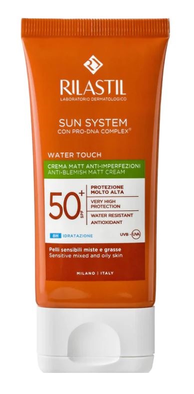 RILASTIL SUN SYSTEM WATER TOUCH MAT CREMA SPF50+ 50 ML - Gruppofarmastore.it