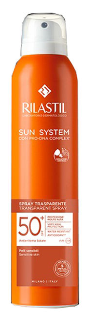RILASTIL SUN SYSTEM TRASPARENT SPRAY SPF50+ 200 ML - Gruppofarmastore.it
